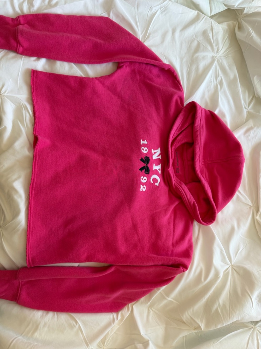abercrombie kids Hot Pink NYC 1992 Hoodie